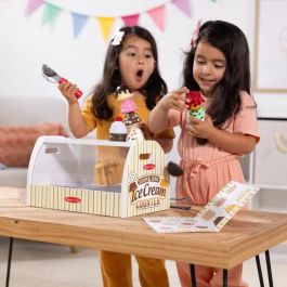 Melissa & Doug SPI6074905 - Juego de simulación Dispensador de Helado con Accesorios - 28 Piezas - Edades 3+