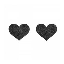 Pezoneras de Corazones Negras Bijoux Indiscrets 155 Negro Pezoneras de Corazones Negras Bijoux Indiscrets 155 Negro