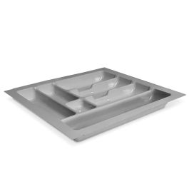 Herrajes Fab.Nacional Cubertero Modelo Mauro para Cajón Módulo 500 de Termoplástico Gris Metalizado con 4 Compartimientos Precio: 8.68999978. SKU: B18MVMEZJZ