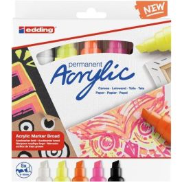 Marcador Acrylic Edding 5000 Biselado (5-10 Mm) Colores Neon Estuche De 5 Precio: 25.95000001. SKU: B14JZGNKQ9