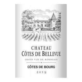 Château Côtes de Bellevue 2019 Côtes de Bourg - Vino tinto Burdeos