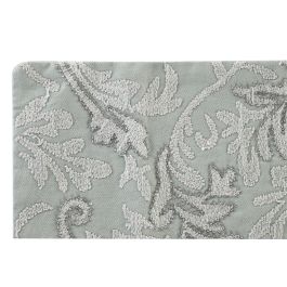 DKD Home Decor Funda de Cojín Decorativa Floral Verde 40x60 cm de Algodón y Poliéster con Cremallera Oculta