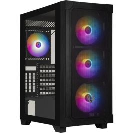 Bitfenix BIT1731112650184 Caja de PC Graph ARGB Torre Media ATX Negra con 4 Ventiladores A-RGB Precio: 90.59000049. SKU: B12AVM68VY