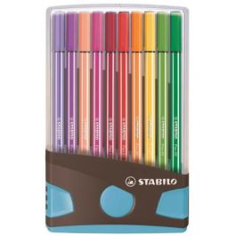 Stabilo Rotulador Pen 68 Colores Surtidos Estuche Parade Antracita-Azul 20 Ud Precio: 16.50000044. SKU: S8417673