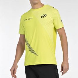 Camiseta de Manga Corta Hombre Bullpadel Paquito 25V Amarillo Pádel 45 1/3