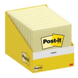 Notas Adhesivas Post-it Amarillo 76 x 76 mm 10 Piezas (40 unidades)