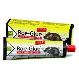 Massó 230623 Trampa de cola para ratones y pequeños roedores Roe-Glue, adhesivo de contacto raticida, 135 g