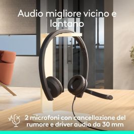 Auriculares Logitech 981-001430 Negro