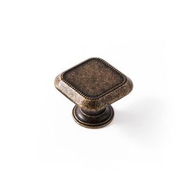 Blister con 4 pomos metálicos para mueble, con acabado cuero viejo mod. 3120 30x30mm rei Precio: 6.89000015. SKU: B1DZ5AP69X