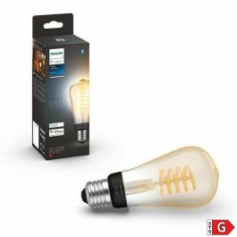 Philips Hue Bombilla LED E27 Filament ST64 White Ambiance Conectada Bluetooth, 8719514301467, Compatible con Alexa, Google y HomeKit