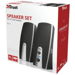Trust Altavoces Mila 2.0 5 W Rms 10 W Max Autoalimentado Usb Conexion Frontal Negro Trust Altavoces Mila 2.0 5 W Rms 10 W Max Autoalimentado Usb Conexion Frontal Negro