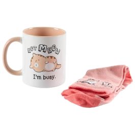 The Concept Factory Juego de Taza y Calcetines Colección Kawaii