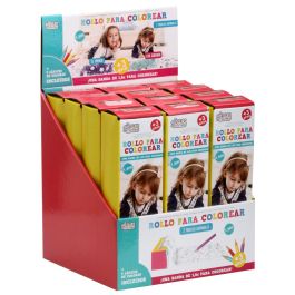 Jeux 2 momes Rollo para Colorear y 4 Lápices Infantil 150x21 cm Modelos Surtidos
