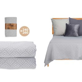 Colcha Cama Geometrico Gris 240X260Cm Giftdecor (4 Unidades) Precio: 109.69000053. SKU: B1CQWRBP8V