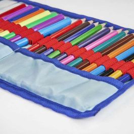 Paw Patrol Estuche Escolar Portatodo para Niños y Niñas de 3 a 12 Años | Organizador de Accesorios Azul Poliéster y PVC
