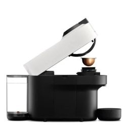 Krups Nespresso yy4889fd Virtuo White Pop Coffee Capsules, cafetera compacta, 4 taza de tamaños, espresso, Bluetooth