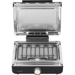 Ninja GR101EU Parrilla y Plancha de Interior Sizzle, Antiadherente, Gran Capacidad, Sin Humo, Temperatura Controlada hasta 260°C