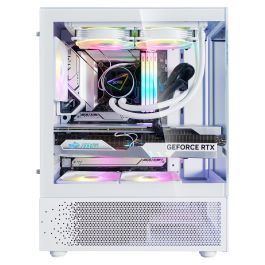 XPG Invader X Mini Caja PC Midi Tower Blanca ATX con 5 Ventiladores ARGB