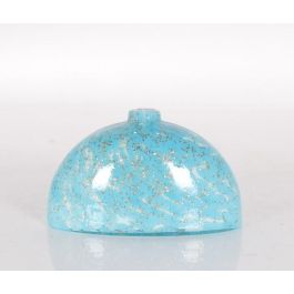 DKD Home Decor Jarrón Mediterráneo de Cristal Azul para Decoración Interior y Centros de Mesa - Dimensiones 12x20x9.5 cm Precio: 9.95346. SKU: S3031985