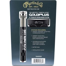 Preamplificador Acústica Martin Gold Plus Vti - Incluye Pastilla
