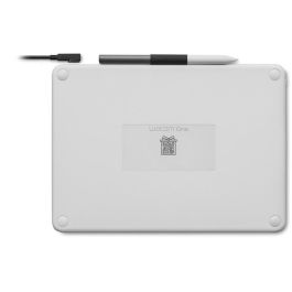 Wacom ONE PEN TABLET SMALL Gris, Blanco Tableta Gráfica Inalámbrica y alámbrica USB/Bluetooth 152 x 95 mm Pluma con 4096 niveles de presión