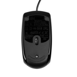 HP X500 Ratón con Cable USB Óptico para Ordenador, Diseño Ergonómico y Ambidextro, Seguimiento Preciso y Fiable, Plug & Play