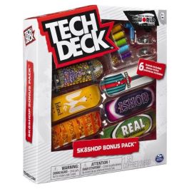 Spin Master 6028845 Tech Deck Skate Shop Bonus Pack - Kit para Construir Monopatines con Tablas, Ruedas y Herramientas +6 años Precio: 20.89000023. SKU: S2423535