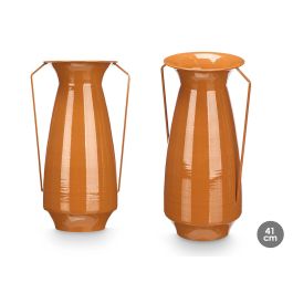 Giftdecor Jarrón Cónico 41 cm Teja - Metal Hierro, 25.5x41.5x18.5 cm (4 Unidades) Precio: 93.49999967. SKU: B1JQT6S2W6