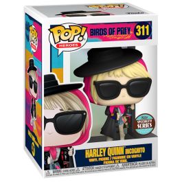 Funko Figura POP Birds of Prey Harley Quinn Incognito Exclusive Vinilo 9cm