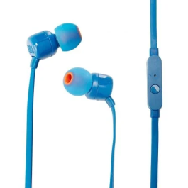 Auriculares con Micrófono JBL JBLT110BLU Azul