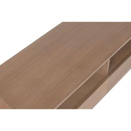 DKD Home Decor Mueble TV Urban Marrón de Madera de Paulownia y Olmo 120 x 40 x 45 cm con 2 Cajones
