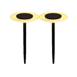 Juego de 2 balizas solares para pegar - LUMISKY - UFO - H35 cm - LED blanco cálido Precio: 32.88999978. SKU: B16ST3W92N
