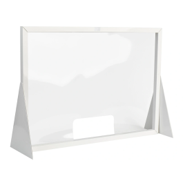 Q-connect Pantalla de Protección de Cartón Formato Horizontal 100x70 cm con Ventana Inferior