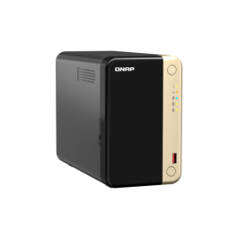 QNAP TS-264 NAS Torre Ethernet Negro, Oro N5095