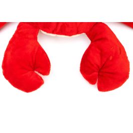 Gloria Juguete Peluche Divertido Cangrejo Coco para Perro con Squeaker, Textura Blanda, Color Rojo, Poliéster