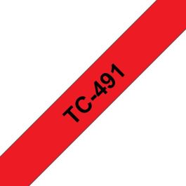 Brother P-touch TC-491 Cinta laminada Negro sobre Rojo 9mm x 7.7m para PT8E, PT500, PT2000, PT3000, PT5000 Precio: 39.49999988. SKU: B1FQX7H9LV
