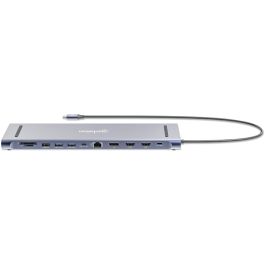 MANHATTAN Dockingstation 12-in-1 4K 1xHDMI 2xDP 3xUSB-A
