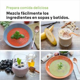 Braun MultiQuick 5 MQ 50001 M Batidora de inmersión 1000W, 21 Velocidades, Acero Inoxidable, Vaso, Sin BPA Gris/Blanco
