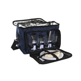 Bolsa DKD Home Decor Azul Marino 23 x 29 x 43 cm Set de 19