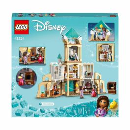 LEGO Disney Wish 43224 Castillo del Rey Magnífico, juguete de la película Wish con minifigura de Asha, Dahlia y el Rey Magnífico