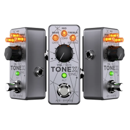 IKMULTIMED Pedal X One para Bajo Bass Edition, 20 Preajustes de Amplificadores Legendarios y Efectos Integrados, Diseñado y Fabricado en Italia