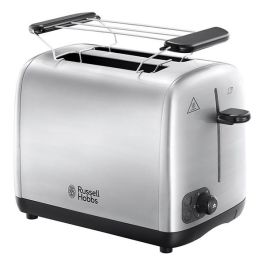 Russell Hobbs 24080-56 Tostador de Acero Inoxidable con Ranuras Anchas, Regulador de Tueste y Función para Pan Congelado
