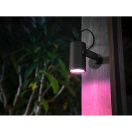Philips Foco Exterior Inteligente Hue White & Color Ambiance Lily 3 focos 600 lm Negro Aluminio Zigbee LED