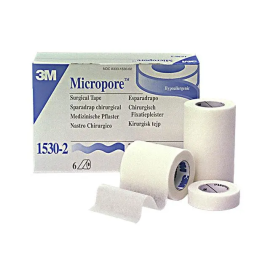 Esparadrapo Micropore Papel 2,5 cmx9,14M Caja 12 Unidades 3M Precio: 19.5000003. SKU: B17W3TMT6X