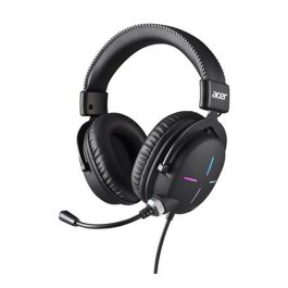 Acer Auriculares Gaming Nitro NHW200 Negro - Cableado, Diadema Ajustable, Micrófono Omnidireccional