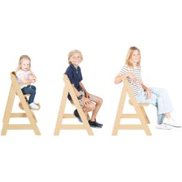 Roba ROB4005317341460 Trona Convertible LIV UP, Madera Natural, de 6 Meses a 70 kg, con Organizador