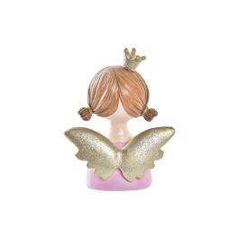 Figura Navidad Fantasia DKD Home Decor Rosa Blanco 5 x 12 x 9 cm (2 Unidades) Figura Navidad Fantasia DKD Home Decor Rosa Blanco 5 x 12 x 9 cm (2 Unidades)