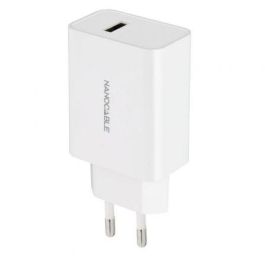 NANOCABLE Cargador USB, 5V/2.1A, Blanco Precio: 2.8900003. SKU: B1GTLPKG3Y