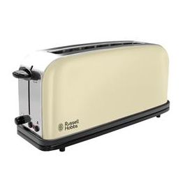 Russell Hobbs 21395-56 Tostador de Ranura Alargada Classic Cream con Regulador de Tueste y Función para Pan Congelado