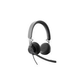 Logitech Zone Wired UC Auriculares USB-C Profesionales con Micrófono Doble, Cancelación de Ruido y Certificación Microsoft Teams